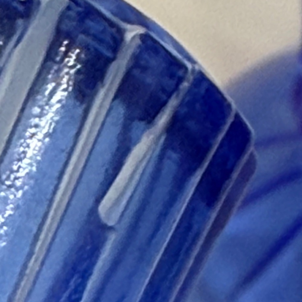 Vintage Avon Fostoria Cobalt Blue George and Martha Washington Cameo Goblet Set - Picture 9 of 9